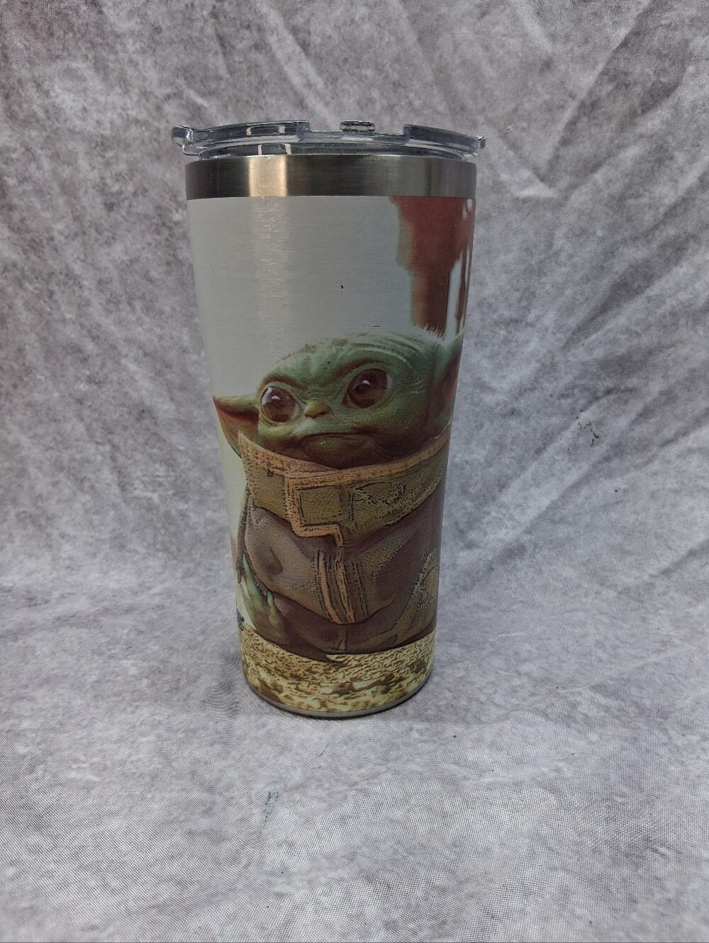 Star WarsThe Mandalorian Baby Yoda Stainless Steel Tervis 20 oz. Tumbler w/ Lid